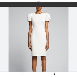 Badgley mischka sequin short sleeve mini dress